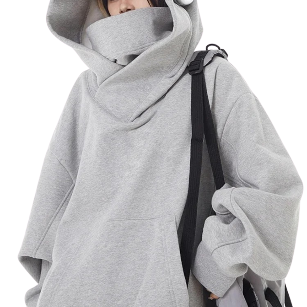 Oversized Women's Turtleneck Sweatshirt