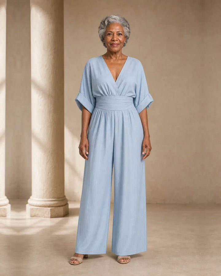 Imani | Jumpsuit to Feel Comfortable and Polished on Your Day.